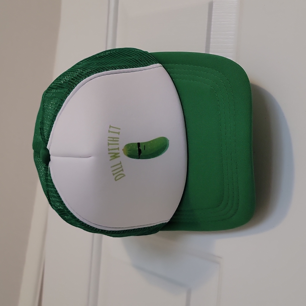 NWOT Dill With It Trucker Hat